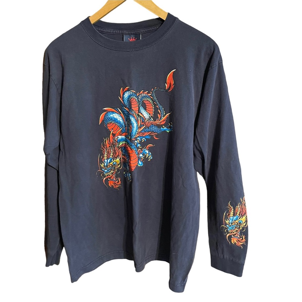 JNCO | Shirts | Vintage Jnco Shirt Adult L Dragon Tribal Grunge